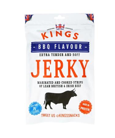 Kings Beef Jerky XXL Big Bag Mix Pack - Ribeye Biltong & BBQ Jerky | High Protein Gluten-Free Snacks (300g & 350g) - Buy Online on SooperMarket.com