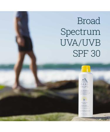 Oars + Alps Mineral SPF 30 Sunscreen Spray - Water & Sweat Resistant Vitamin E & Antioxidants Fragrance-Free 6 Oz - International Shipping Available - Buy Online on SooperMarket.com