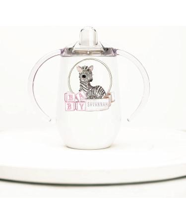 Personalized Stainless Steel Sippy Cup - 10oz with Baby Animals | BPA Free Toddler and Baby Sippy Cup - Buy Online on SooperMarket.com