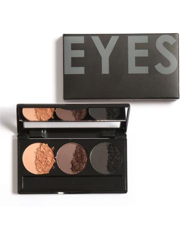 All-Day Waterproof Brow Powder - 3 Colors Eyebrow Makeup Palette with Brush | Natural Long-Lasting Eyebrow Solution - Buy Online on SooperMarket.com