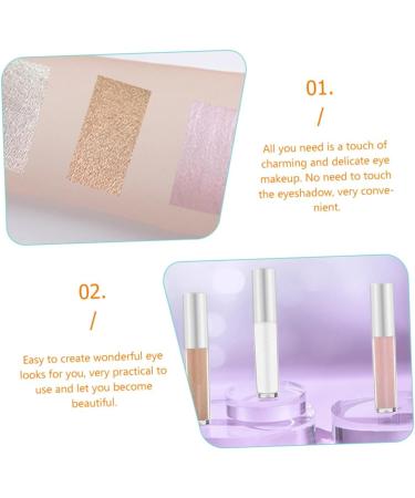 PLAFOPE 3pcs Polarized Monochrome Eyeshadow Makeup Product Women Eyewshadow Asian Makeup Eye Makeup Plastic - Buy Online on SooperMarket.com