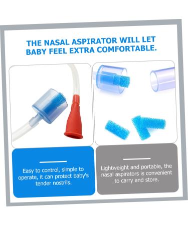 Toyvian Nasal Aspirator Filter Cotton - 40pcs | Suction Plates for Toddlers | Nose Sucker Cleaner - Replacement Sponge - Buy Online on SooperMarket.com