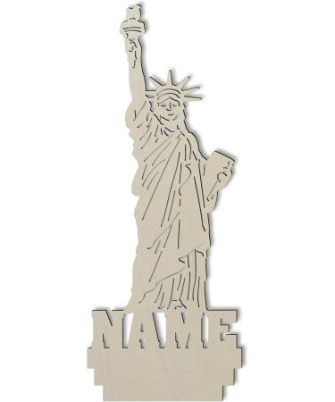 USA Statue of Liberty Night Light Lamp - Custom Name Gift for USA Fans | Decorative Wall Sticker - Buy Online on SooperMarket.com