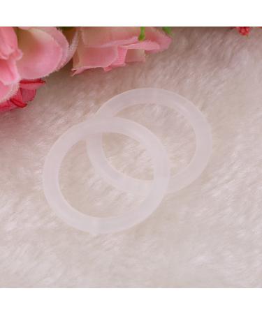 20 Pieces Transparent Silicone Pacifier Chain O-Rings for Infants - Ideal Clips & Holders for Baby Showers & Birthday Gifts - Buy Online on SooperMarket.com