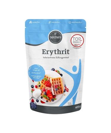 3x Borchers Erythrit |3x 400g bag |Sugar alternative |Sugar replacement |Sweet agent |Sugar -free |Calorie -free |Tooth -friendly |Erythritol (3)