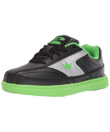 Brunswick Boy's Renegade Bowling Shoes-Black/Neon Green 04 (Youth) 4 Black/Neon Green