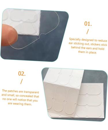 Healeved 180 Pcs Ear Stickers - Support & Correction Stickers for Elf Ear Makeup - Vertical Silica Gel White Miss Earmuffs - 4x16cmx3pcs - Buy Online on SooperMarket.com
