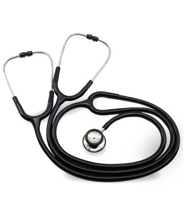 Ever Ready First Aid Deluxe Dual-Head Teaching Stethoscope for Medical Training, Nursing Students and Teachers  Black