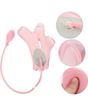 CANIGHT 1pc Inflatable Face Strap Face Strap Double Chin Face Lifting Strap Thin Face Strap Fabric Pink - Buy Online on SooperMarket.com
