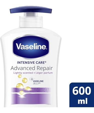 Vaseline Intensive Care Body Lotion deep moisturizer for dry skin Advanced Repair lightly scented with micro-droplets of Vaseline Jelly 600 ml 4 pack Unscented 600 ml (Pack of 4) - Buy Online on SooperMarket.com