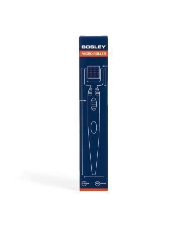 Bosley Micro-Roller for Hair Growth | 0.25mm Stainless Steel Needles | Beard, Scalp & Facial Stimulator | Anti-Slip Handle | Exfoliating Derma Roller - Buy Online on SooperMarket.com
