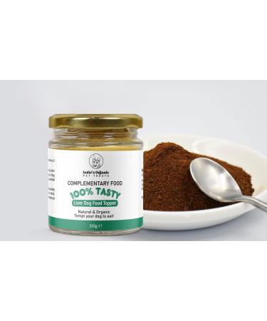 100% Tasty Liver dog food topper-Fussy Eaters-Enhance your dogs mealtime-Great for lickimats-In a 200g Glass Jar - Buy Online on SooperMarket.com