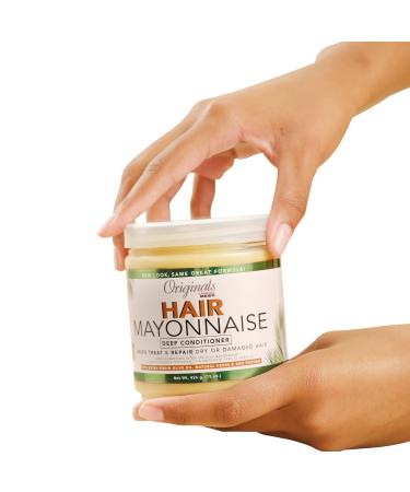 Originals By Africa's Best Hair Mayonnaise Conditioner 2 Pack - 15 oz Jar with Natural Botanical Extracts and Olive Oil - Deep Conditioning and Repair - 15 Ounce (Pack of 2) - Buy Online on SooperMarket.com