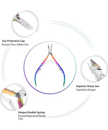 Easkep Cuticle Trimmer & Pusher - Professional Stainless Steel Cutter Nippers for Fingernails and Toenails - Buy Online on SooperMarket.com