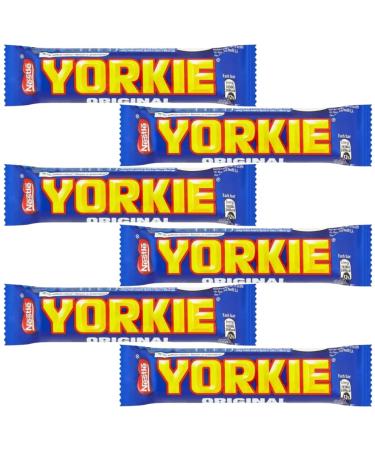Milk Chocolate Bar Bundle Consisting of Yorkie Milk Chocolate Bars 46g (6 Pack)