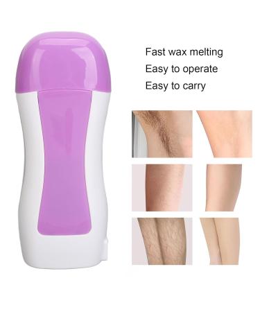 Compact Roll-On Wax Heater for Hair Removal - Portable Cartridge Slows Hair Growth 100ml EU 220V - Perfect for International Delivery - Buy Online on SooperMarket.com