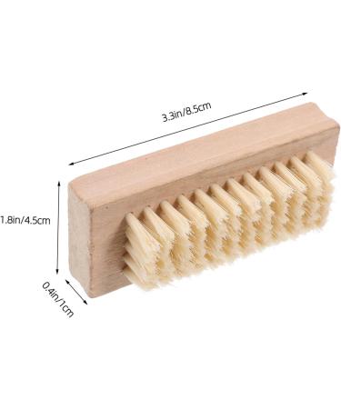 FOYTOKI Hand Scrubbing Brush One Toe Nail Brush Nail Brush Cleaner Hand Foot Brush Hard Nail Brush Hard Bristle Nail Brush Nail Tools Wooden Nail Brush Essential Oil Miss Bamboo Pedicure - Buy Online on SooperMarket.com