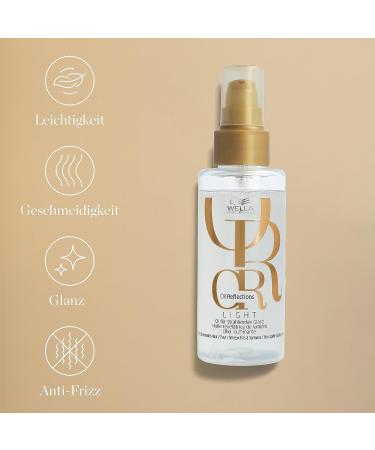 Wella Professionals Oil Reflections - Light Hair Oil with Chamomile & White Tea Extracts | Anti-Frizz Hair Care for Smooth Shiny Hair - 100ml - Buy Online on SooperMarket.com