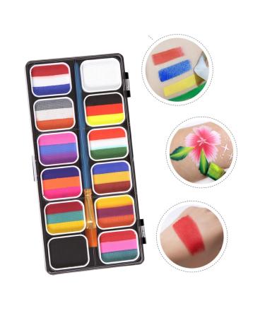 Angoily Neon Body Painting Kit - Face Paint Makeup Pigment Fake Wounds & Scars for Halloween & Cosplay - Buy Online on SooperMarket.com