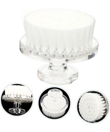 WOFASHPURET Cleansing Brush face Brush for Beauty Silicone scrubbers Facial Brush Manual Blackhead Scrubber Silicone Facial Brush Facial Cleansing Manual Brush pp Cleaning kit pores White - Buy Online on SooperMarket.com