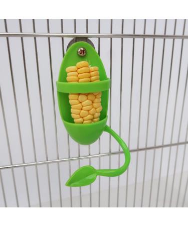 2 Pcs Bird Food Container Plastic Cuddle Bone Feeding Racks Vegetable Fruit Holder Hanging Feeder Parrot Cage Stands Accessories for Bird Parrot - Buy Online on SooperMarket.com