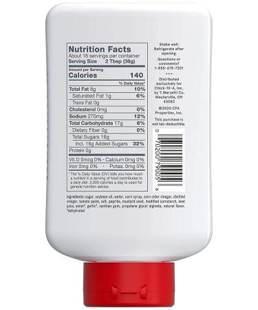 Chick-fil-A Sauce 16 Oz Limited Edition Dipping Sauce Bottles - Set of 2 - Buy Online on SooperMarket.com