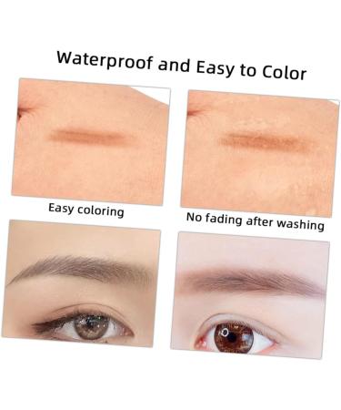 Healeved 4 Sets Eyebrow Wood Pencils Wood Tattoos Pens Plastic Makeup Tools Eyebrow Pencil - Buy Online on SooperMarket.com