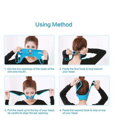V Shaped Slimming Face Mask | Facial Slimming Strap for Women - Anti Wrinkle, Skin Lifting, Firming, Anti Aging - Buy Online on SooperMarket.com