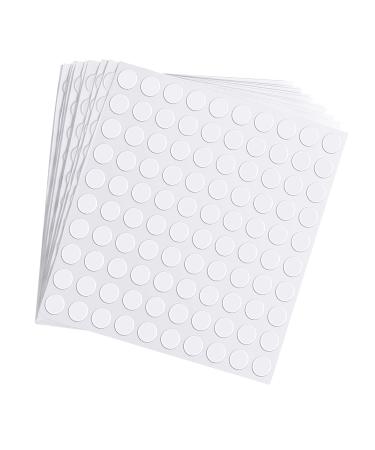Double Sided Adhesive Dots Clear Glue Point Tape Stickers Balloon Glue Round No Traces Strong Adhesive Sticker Waterproof Dot Sticker for Craft DIY Art Office Supply(1000 Pieces,0.39 Inch/ 10 mm) 1000 0.39 Inch/ 10 mm