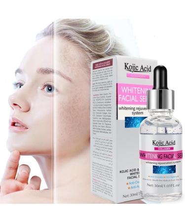 Kojic Acid Serum for Skin Clarifying Complexion Revitalization Fade Cream Anti Wrinkle Fine Lines Dark Spot Corrector Nourishing Firming Daily Skin Care Serum Plumping Anti-Aging Hydrating 1.05OZ - Buy Online on SooperMarket.com