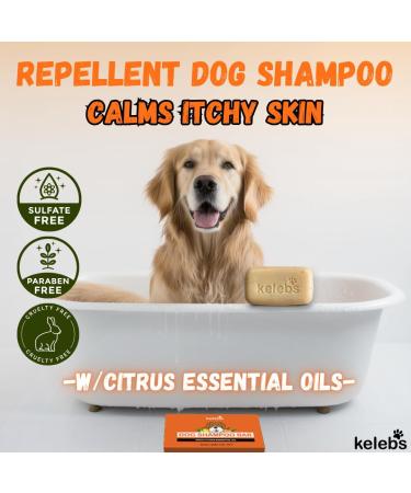 Kelebs Sensitive Dog Shampoo - Vegan Citrus Soap for Puppies | Lavender & Oatmeal | 3 Pack | Natural Dog Care - Buy Online on SooperMarket.com
