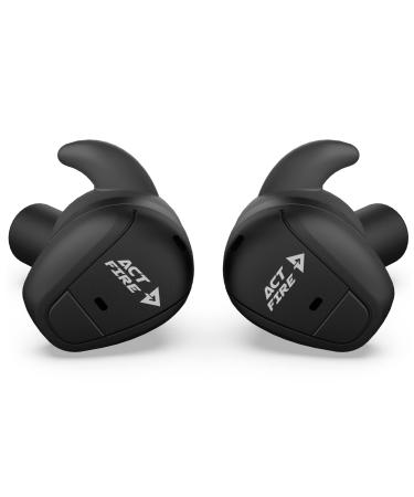 ACT FIRE Shooting Ear Protection NRR 26dB Hearing Protection Earbuds Electronic Shooting Earplugs with Charging Case for Shooting, Hunting, Range