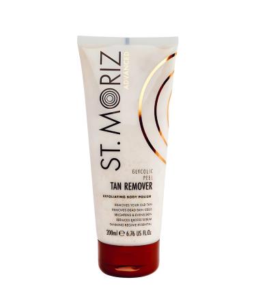 St Moriz Advanced Glycolic Peel Tan Remover | Exfoliating Fake Tan Remover Scrub with Glycolic & Salicylic Acid | Removes Old Faded Fake Tan | Rapid Fake Tan Remover | Vegan | Cruelty Free | 200ml