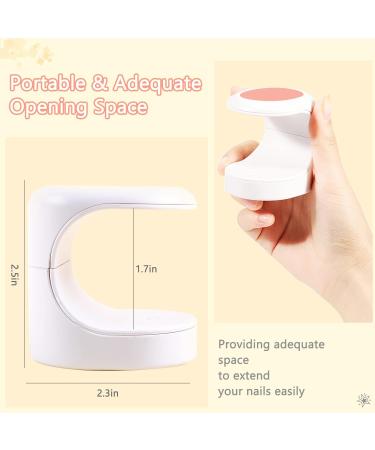 Mini LED UV Nail Dryer - Portable 16W USB Nail Lamp for Gel Nails - Pink Manicure Tool - Buy Online on SooperMarket.com