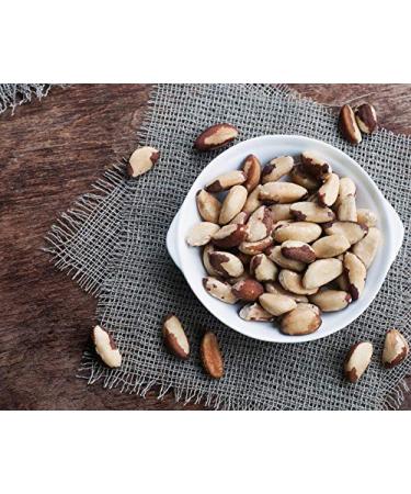 Raw Brazil Nuts 8 oz - Non-GMO, Unsalted, Kosher, Vegan - Keto & Paleo Friendly Trail Mix Snack with Selenium - Buy Online on SooperMarket.com