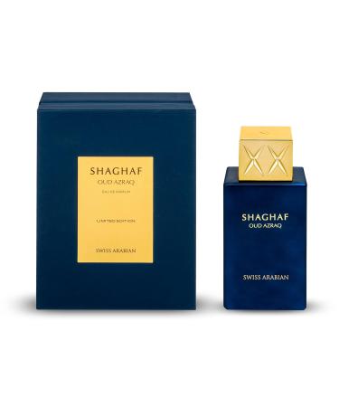 Swiss Arabian Shaghaf Oud Azraq Limited Edition - Luxury Products From Dubai - Long Lasting and Addictive EDP Spray Fragrance - Seductive Signature Aroma - Luxurious Scent of Arabia - 2.5 oz - Buy Online on SooperMarket.com