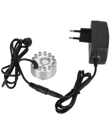 Maker water well mini water well ornament fog fog maker atomizer with 12 lights landscape decoration for decorating your pond (1)