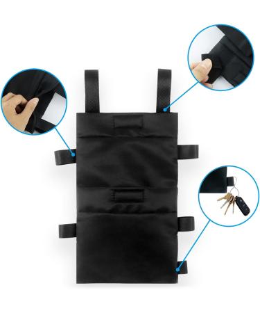 BUKISA Crutch Pouch Bag Crutch Accessories Bag for Water Bottle - Water-Resistant Pocket Organizer with Drink Holder Pouch for Crutches Phones Keys Pens Water Bottles - Buy Online on SooperMarket.com