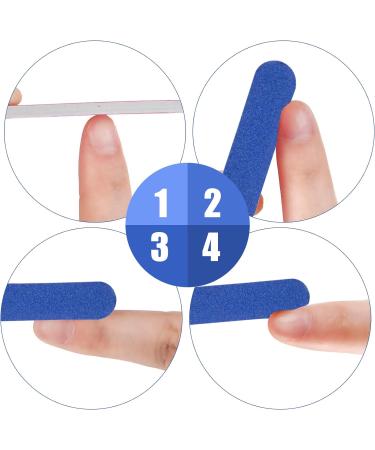 100 Pcs Mini Nail File Nail Buffer Block for Natural Nails Double-Sided Emery Board Nail File Set Professional Nail Polisher for Natural Artificial Nails in Salon Home Use - Buy Online on SooperMarket.com