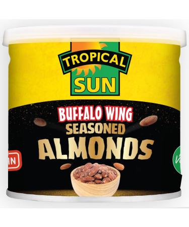 Tropical Sun Buffalo Wing Flavour Almonds in Tins 140G (Pack of 6)