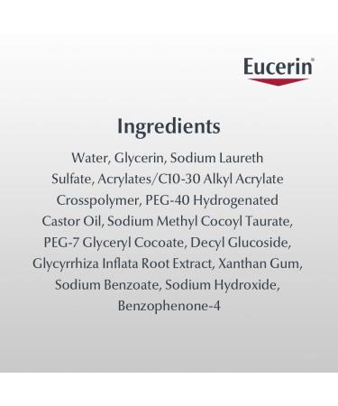 Eucerin Redness Relief Cleansing Gel - Fragrance Free 6.8 oz | Soothes Sensitive Skin - Buy Online on SooperMarket.com