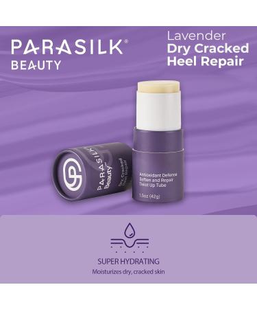 Parasilk Beauty Lavender Heel Repair Stick - Moisturizing Solution for Dry Cracked Feet with Antioxidant Oils & Wax - Buy Online on SooperMarket.com