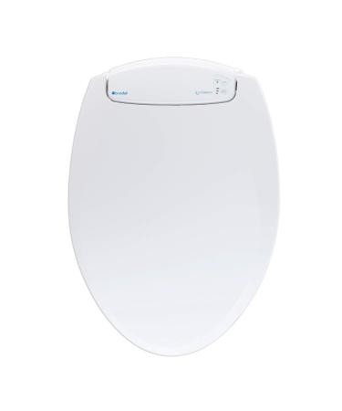 Brondell LumaWarm Heated Nightlight Toilet Seat - Fits Elongated Toilets, White Elongated White