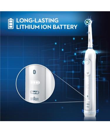 Oral-B 7500 Electric Toothbrush Kit with Replacement Brush Heads & Travel Case - White - Buy Online on SooperMarket.com