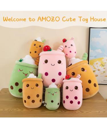 Bubble Tea Plush Pillow - Giant 50cm Boba Stuffed Animal Toy for Boba Lovers - Buy Online on SooperMarket.com