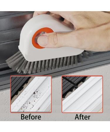 2 in 1 Groove Cleaning Brush Window Track Cleaning Tools New Window Track Deck Groove Cleaning Brush Hard Bristle Crevice Cleaning Brush for Sliding Door Track Window Sill (3pcs*b) - Buy Online on SooperMarket.com