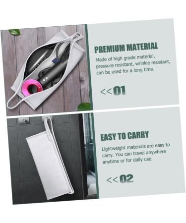 PLAFOPE 2pcs Hair Dryer Storage Bag Rollers Hair Curlers Travel Make up Bag Travel Hair Curler Holder Curls - Buy Online on SooperMarket.com