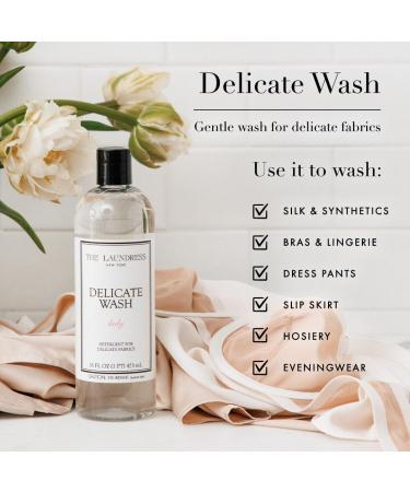 The Laundress Delicate Wash - Double Concentrated Lady Scent | Premium Lingerie & Silk Detergent (16 Fl Oz) - International Shipping Available - Buy Online on SooperMarket.com