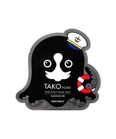 Tony Moly Tako Pore One Shot Nose Pack 1 Sheet