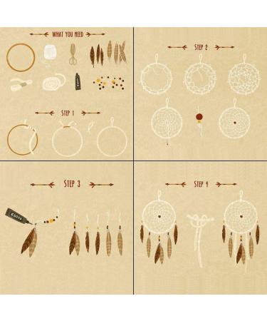 Outuxed 8pcs 10-inch Metal Hoops for DIY Crafts, Dream Catchers, and Wedding Decor - Gold Macrame Rings for Wall Hanging - Buy Online on SooperMarket.com